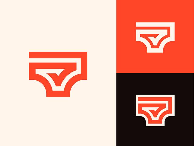 折线logo设计